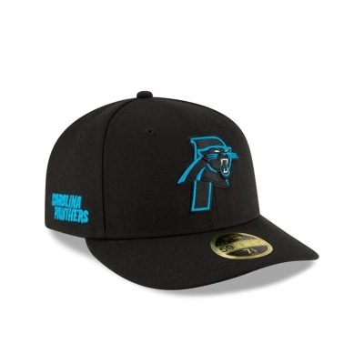 Blue Carolina Panthers Hat - New Era NFL Logo Mix Low Profile 59FIFTY Fitted Caps USA7045963